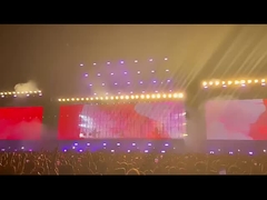 Dış P3.91/P10.4 Teknoloji Şebeke Kontrolü için Şeffaf LED Ekranı 500*1000mm