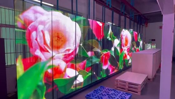Asansör GCL İç mekan Ultra İnce Şeffaf LED Ekranı P15.625 Müzik Videosu için Şeffaf LED Ekranı
