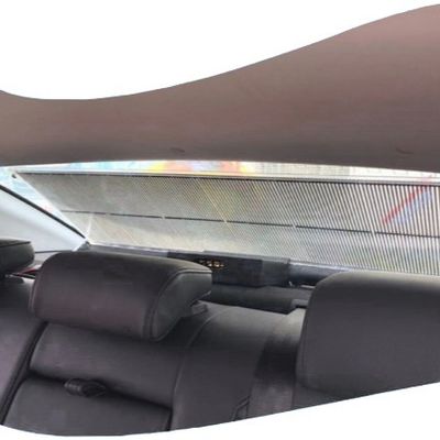Yüksek Şeffaflık Taksi Arabası Şeffaf LED Ekranı V140° Görünüm Açısı İnce Ve Işık