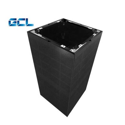 8500nits Parlaklık Dış P10 P15.6 Esnek Bina Pencere Perde LED Mesh Ekranı