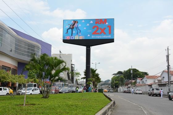 320x160mm Boyut Duvar Montajlı Sabit LED Ekran P10 Ticari Reklam için