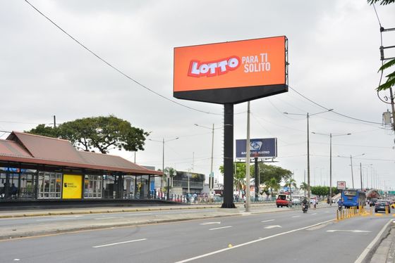 320x160mm Boyut Duvar Montajlı Sabit LED Ekran P10 Ticari Reklam için