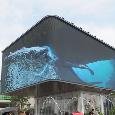 Reklam GCL HD Çıplak Göz 3D Dış LED Ekranı P2.5 P2.97 P3.91mm LED Ekranı