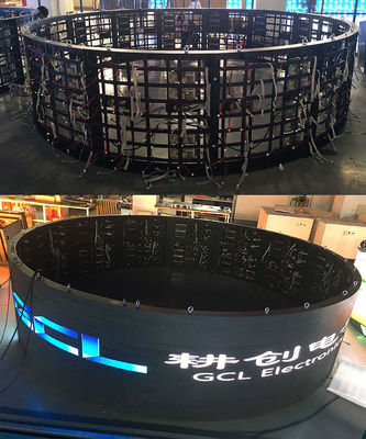 Dış Reklamlar İçin Ticari Şeffaf LED Ekran Taşı 256*128mm