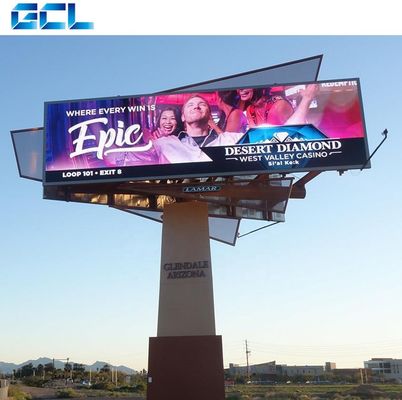 GCL P10 Tam Renkli LED Dijital İşaret Ekranı Geniş Görme Melekli Mesh LED Ekran