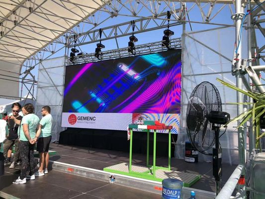 P2.6 P 2.976 P3.91mm Dışarıda Full Front Servisi Köşe Koruyucuları ile LED Ekran Ekranı Etkinlik Kiralama Bildirgesi