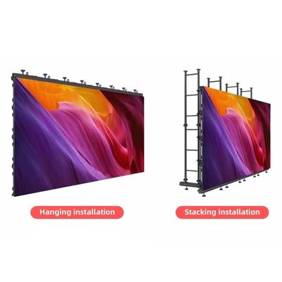 P2.6 P 2.976 P3.91mm Dışarıda Full Front Servisi Köşe Koruyucuları ile LED Ekran Ekranı Etkinlik Kiralama Bildirgesi