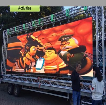 Gmars-P Kiralama Esnek LED Ekran Sahne Gösteri Su geçirmez IP65 LED Panel Ekranı Stand Truss Yapısı