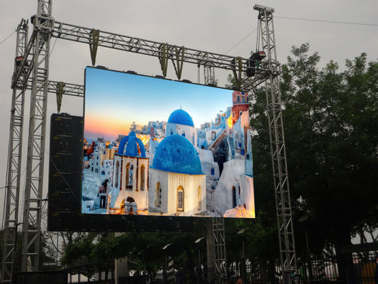 P2.6 P 2.976 P3.91mm Dışarıda Full Front Servisi Köşe Koruyucuları ile LED Ekran Ekranı Etkinlik Kiralama Bildirgesi