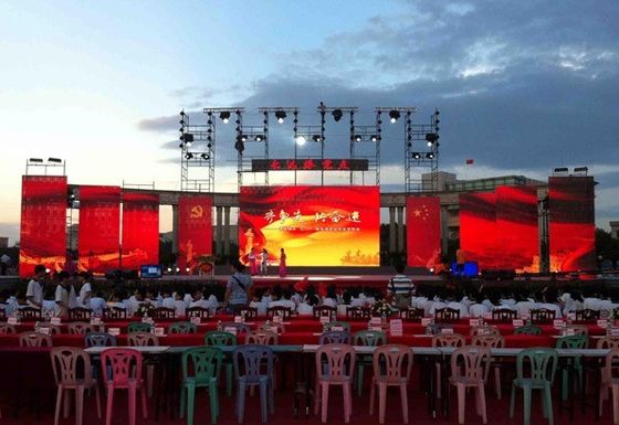 P2.6 P 2.976 P3.91mm Dışarıda Full Front Servisi Köşe Koruyucuları ile LED Ekran Ekranı Etkinlik Kiralama Bildirgesi