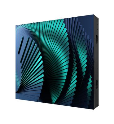 Eğilmiş Dış Bina 3D Bülten Büyük Ekran Video LED Görüntü Ekranı P3.9 Sabit Reklam Ekranı Dışarıda