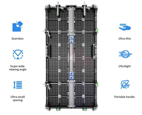 Gflow 500*500mm P3.9-7.8mm Dış Açık Şeffaf LED Ekran LED Video Mesh Perde