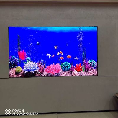 Yüksek Gri Ölçekli COB LED Ekranı P0.9 1.25 1.5mm Kapasitif Dokunma Tipi ile Dijital Poster