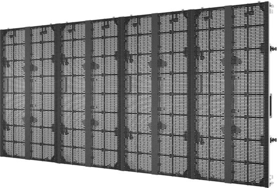 Dışarıda Kiralık Mesh Led Ekranı % 60'tan Fazla Şeffaflık Hızı ile G Flow P10.4 500*500mm/500*1000mm