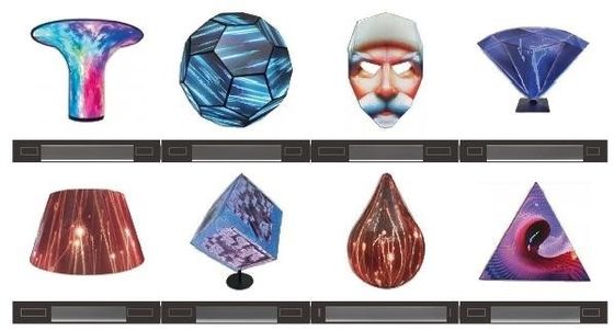 P2.0mm LED Küresel Ekran Serisi 360 Derece Tam Görünüm Ekran Boyutları Özelleştirilebilir