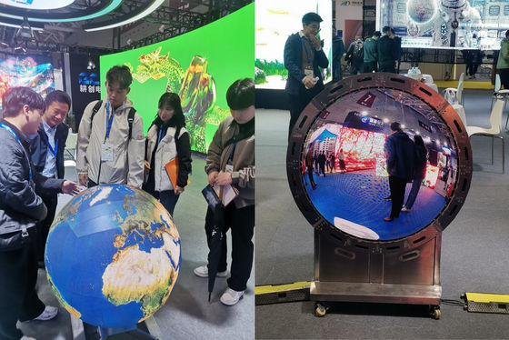 P2.0mm LED Küresel Ekran Serisi 360 Derece Tam Görünüm Ekran Boyutları Özelleştirilebilir