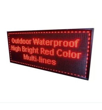 Dayanıklı ETL 1R1G 500Hz Dış Mekan Tek Renkli LED Tabelaları