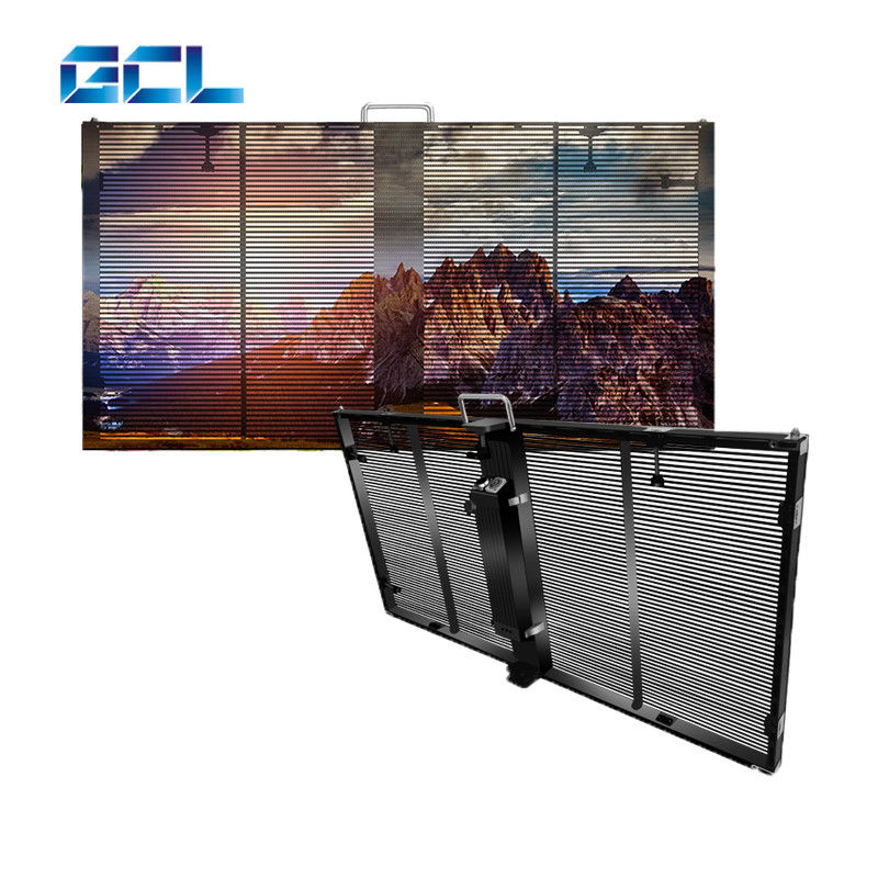 Asansör GCL İç mekan Ultra İnce Şeffaf LED Ekranı P15.625 Müzik Videosu için Şeffaf LED Ekranı