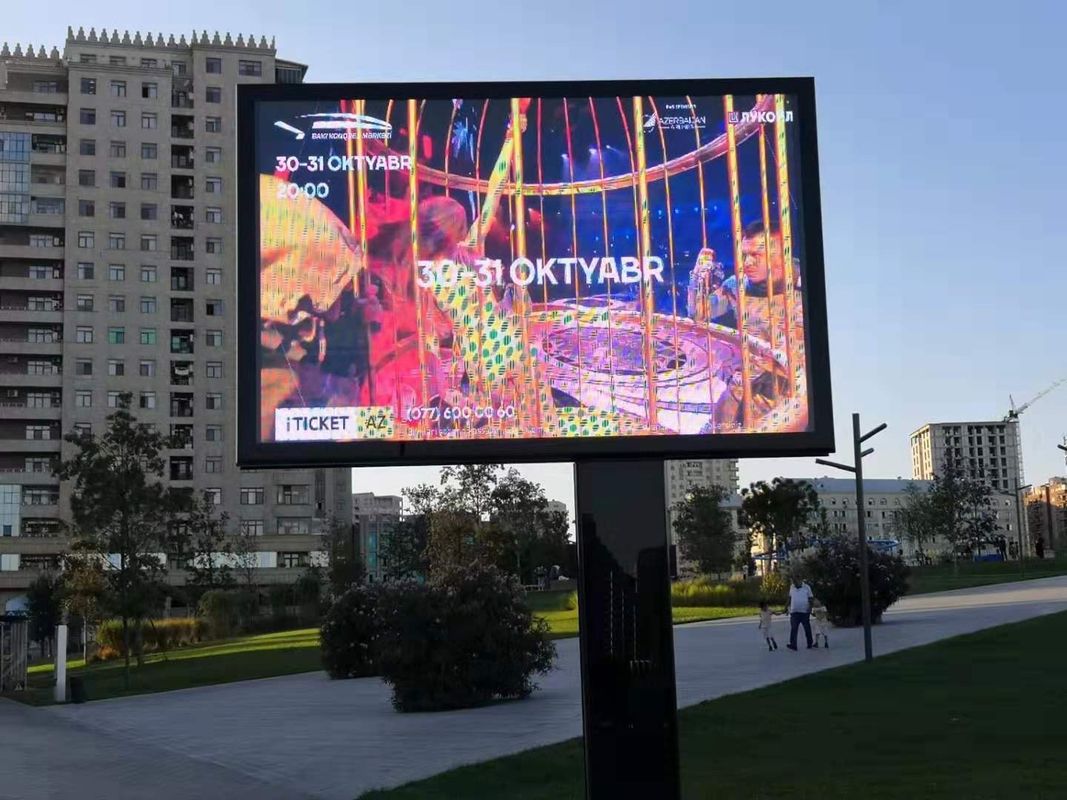 Su geçirmez Dış Reklam LED Ekran Özelleştirilebilir P16 LED Ekran Sabit Montaj