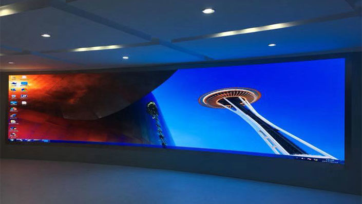 GCL CTV IV İçerideki Sabit HD LED Ekran Video Duvarı P0.9 P1.2 P1.5 Enerji tasarrufu aşaması kurulum için