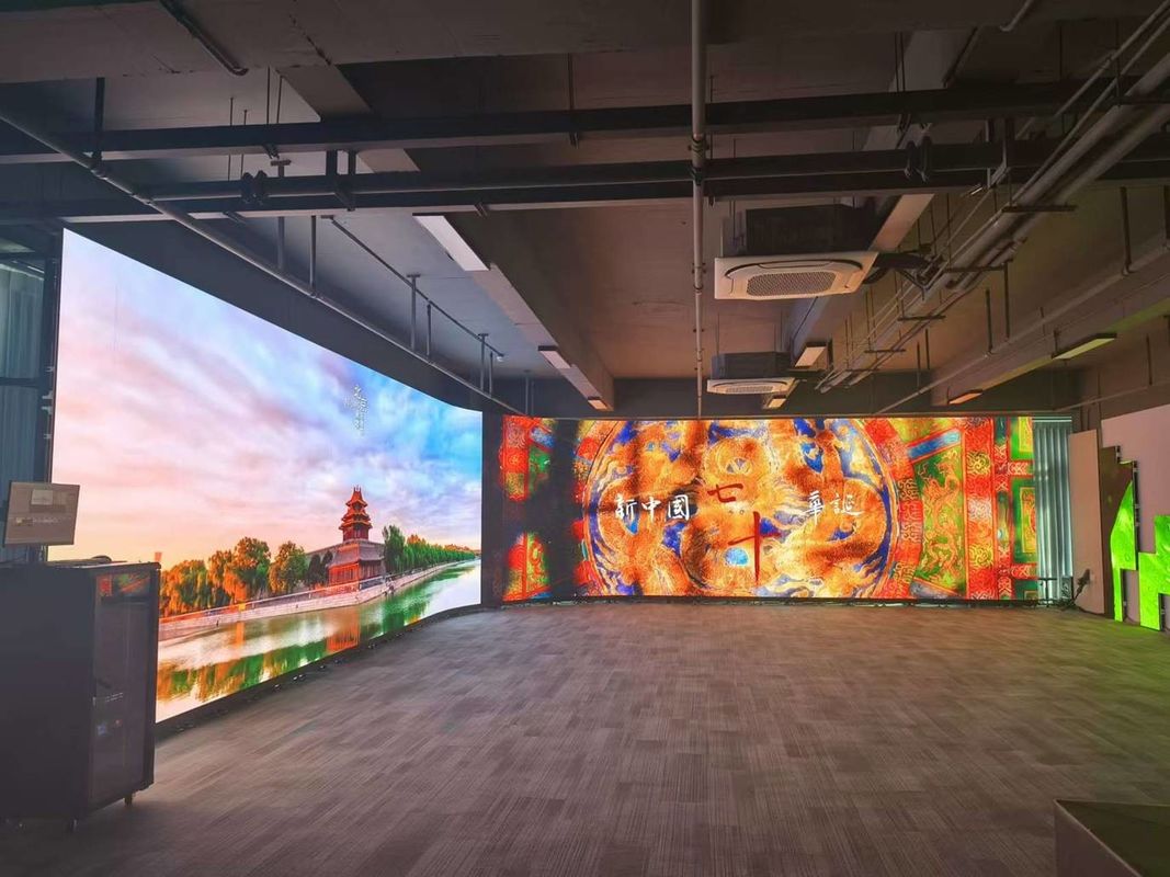 Ultra Slim Kapalı Sabit LED Video Duvarı Ön Bakım Servisi ile 500*750mm 500*1000mm LED Panel