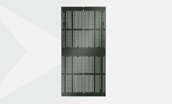 Yüksek çözünürlüklü perde reklamcılık LED ekran geniş melek LED örgü video duvarı