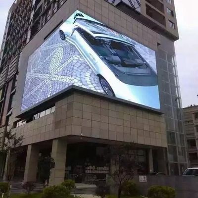 250x500mm Modül Boyutu Dışarıda P10.42 LED Ekran Dışarıda Sabit Kurulum için Ideal