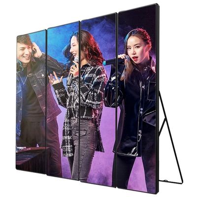 İyi bir fiyat. Hafif Taşınabilir 2mm Piksel Aralıklı LED Poster, 1000nits Parlaklık ve Ön ve Arka Servis çevrimiçi