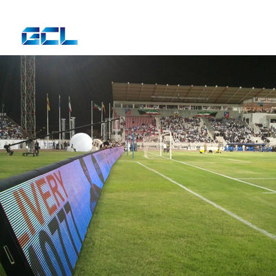 İyi bir fiyat. Çelik Kabine P10 Stadyum Perimetre LED Ekranı E Spor Ekranı Büyük Futbol Stadyumu için çevrimiçi