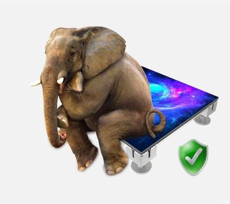 P1.953mm LED Yer Ekranı 4T Otomobil Gösterileri için Yükleme Kapasitesi