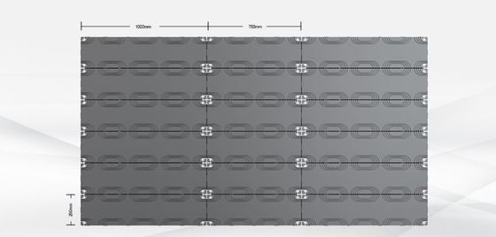 İçeride sabit 2K 4K HD LED Ekranı, 90° Sızdırmaz Düz açılı Splicing Die-Casting Alüminyum Kabinesi ve % 100 Ön Hizmet