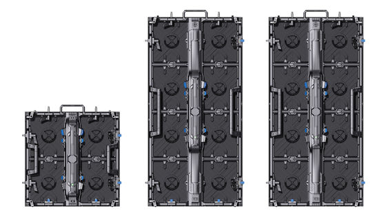 P1.953mm ve P2.6mm çözünürlükleri ile Dairesel, Kare ve Kavisli LED Video Duvarları için Uygun İçi Kiralama Ekranları
