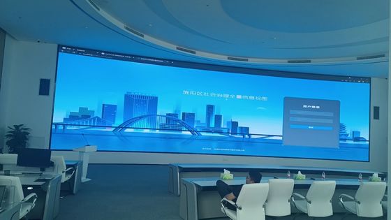 HD GOB 1000 * 250mm hafif duvara monte hızlı kurulum iç mekan P1.953mm LED ekran