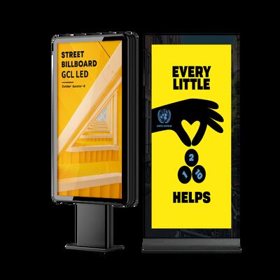 5500 Nits Parlaklık IP65 Su geçirmez 1920X640mm Dış LED Ekran Reklam LED Ekran ticari kullanım için